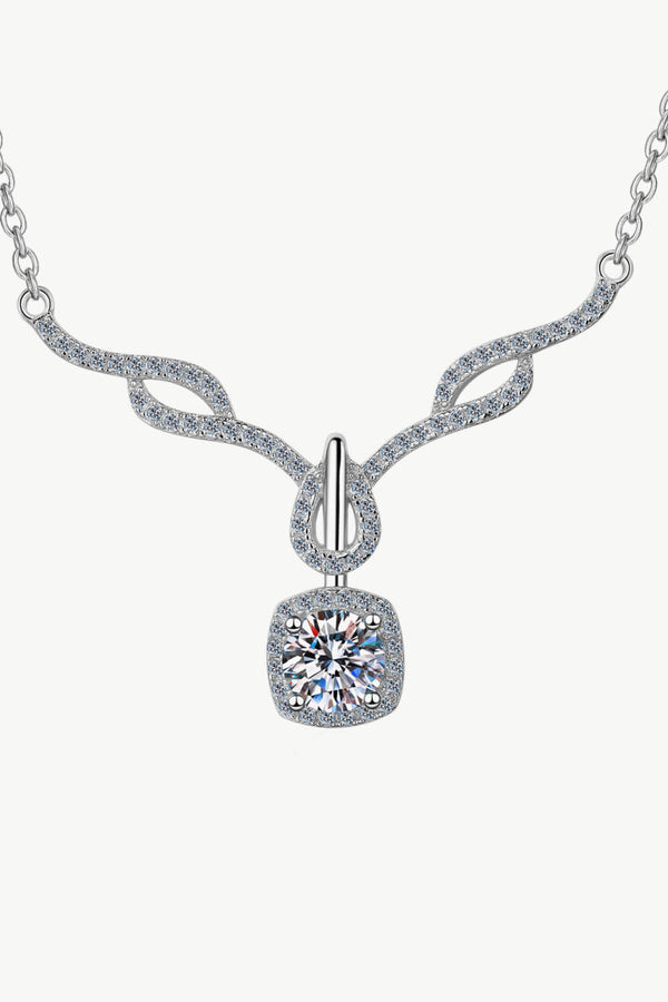 0.8 Carat Diamond Cushion Pendant Necklace - Right On Trend