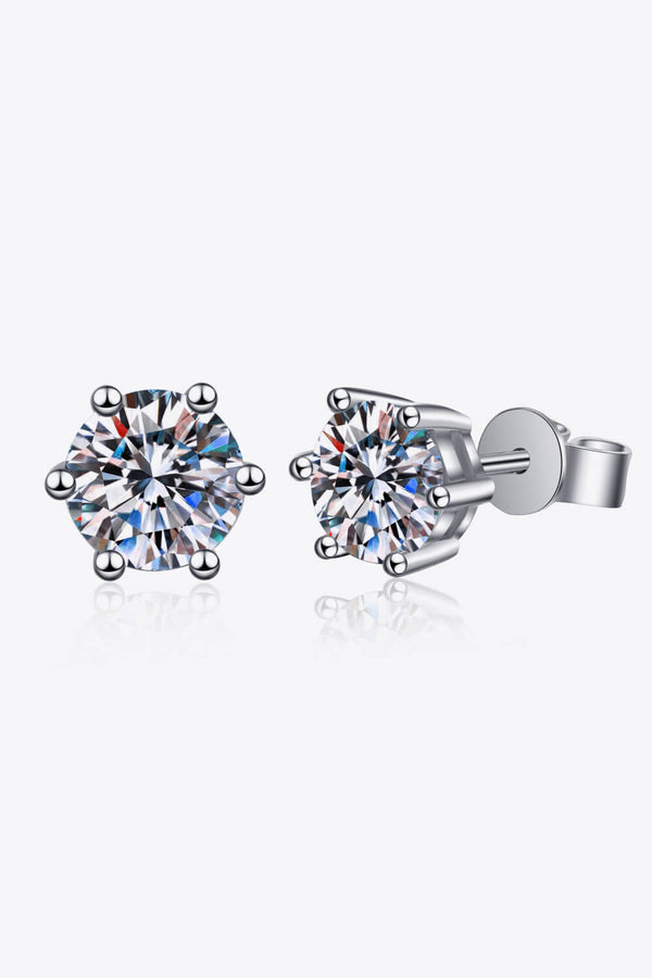 1 Carat Diamond Stud Earrings