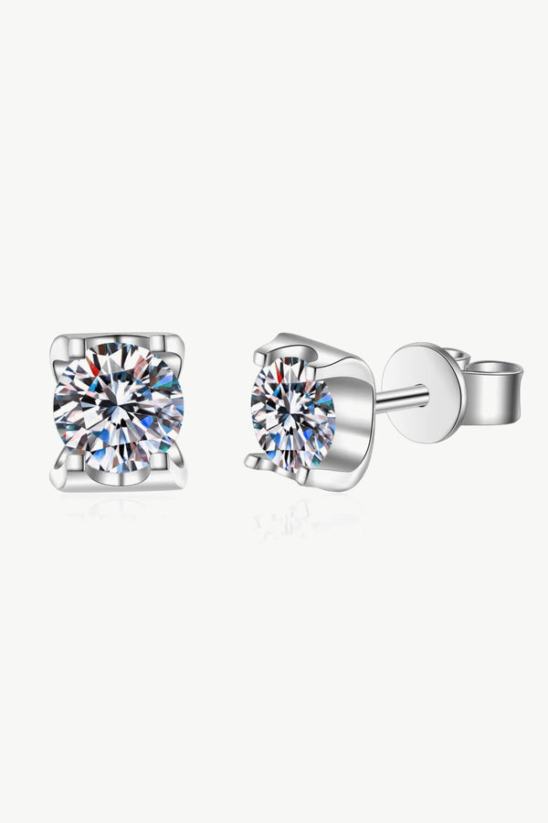 1 Carat Diamond Stud Earrings - Weekend Meetup