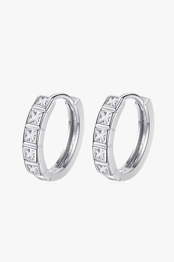 0.8 Carat Diamond Huggie Earrings - Always Chic